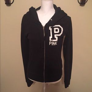 VS PINK Hoodie Black - Medium